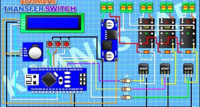 How to Make Automatic Transfer Switch DIY - TRONICSpro